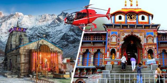 Do Dham Yatra Package by Helicopter